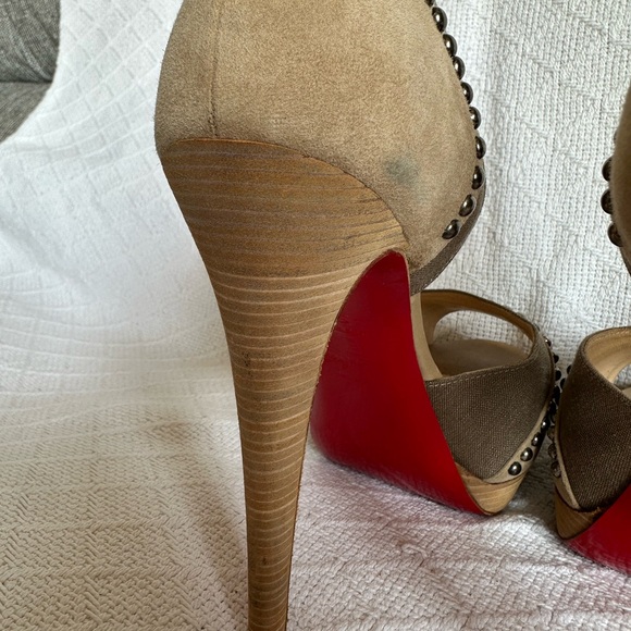 Christian Louboutin Henry D'Orsay Pumps Size US 8.5/EU 39 - Picture 7 of 12